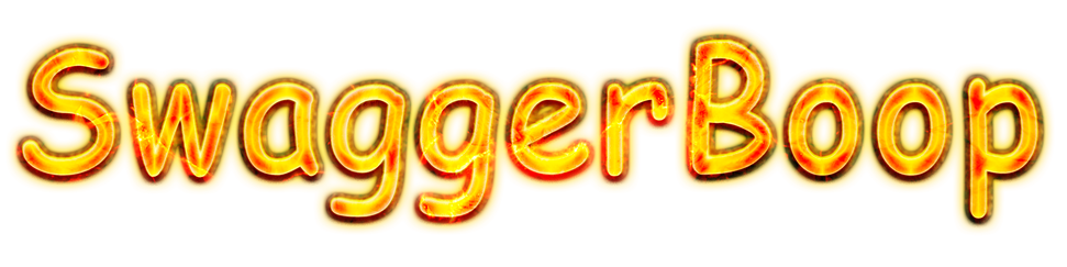 text logo for swaggerboop
